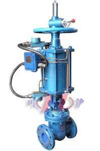 氣動閘閥(配方形活塞式汽缸)