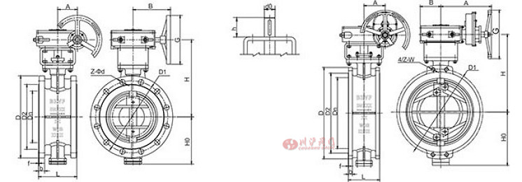 法蘭式硬密封美標(biāo)蝶閥