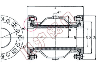 VF氣動(dòng)管夾閥 結(jié)構(gòu)圖