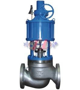 氣動程控閥 (帶頂裝手輪)